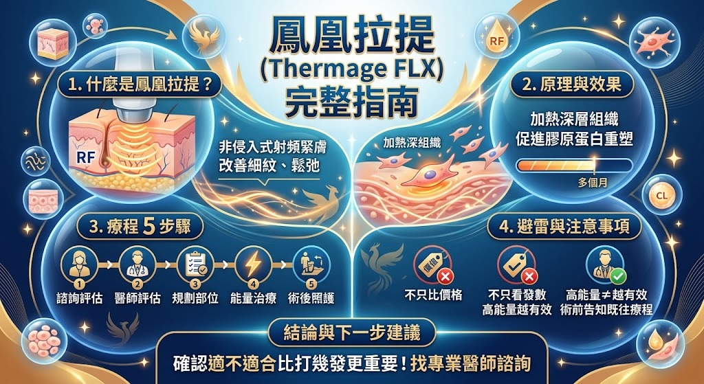 鳳凰拉提是什麼?Thermage FLX 原理、適合對象與注意事項完整指南