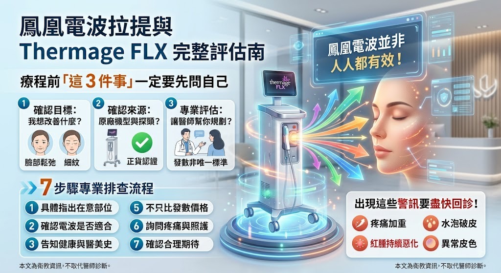 鳳凰電波拉提怎麼辦?療程評估、效果判斷與術後注意事項完整指南