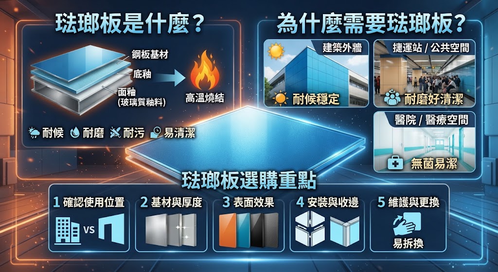 琺瑯板是什麼?材質特色、用途與選購重點一次看懂