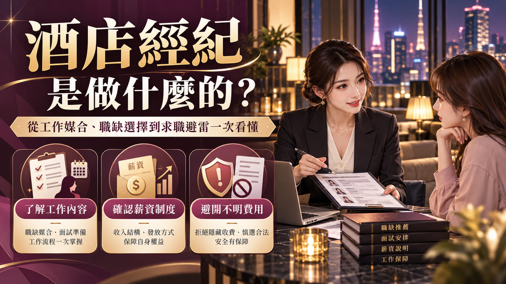 酒店經紀是做什麼的?從工作媒合、職缺選擇到求職避雷一次看懂